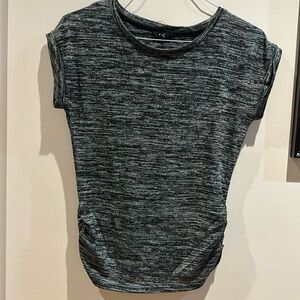 Soft knitted top black and white